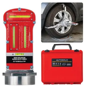 AutoSolo Magnetic Camber, Caster & Kingpin Inclination Wheel Alignment Gauge