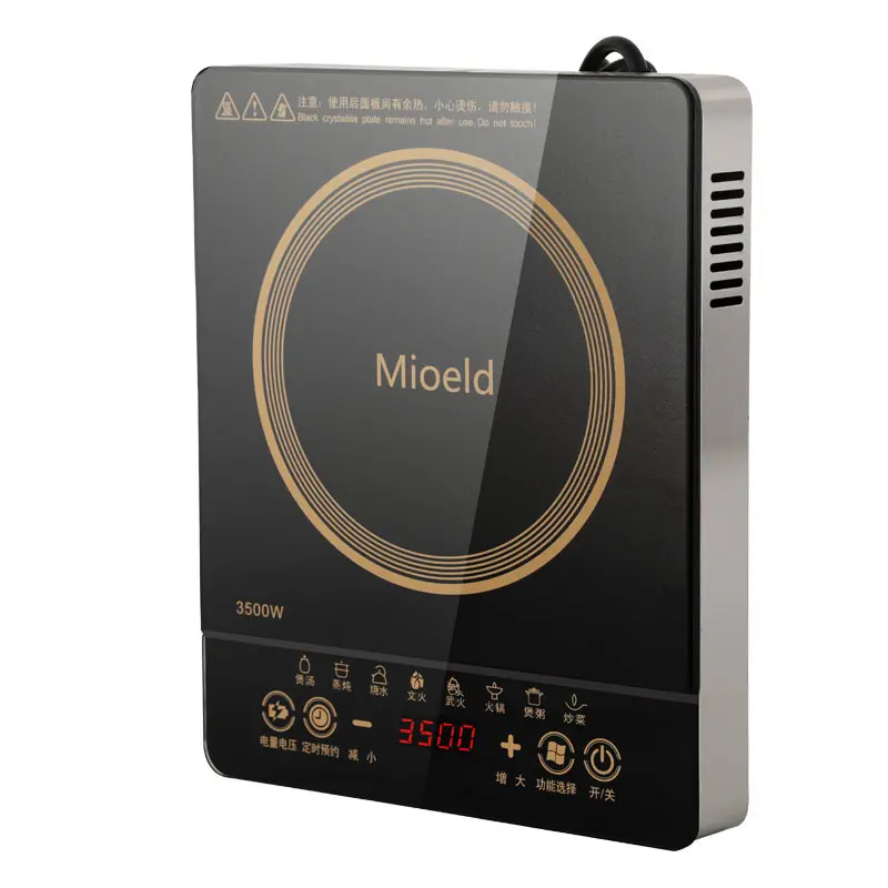 3500W Sturdy Fast-Heating Induction Cooker - 3000W & Above Rectangular Energy-Saving Smart Stove with Digital Temperature Control, Adjustable Thermostat (28*35cm) for Busy Families, Home Kitchen Use (Hot Pot, Stir-Fry Compatible)