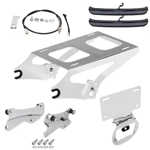 Chrome Detachable Tour Pack Luggage Conversion Kit for Harley® Touring '14-'25
