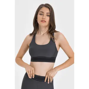 No Underwire Cropped Active Bra