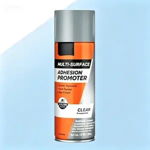 Clear Protective Coating, Quick-Dry Strong-Hold Formula, Adhesion Promoter for Plastic and Metal, Universal Bonding Spray for Smooth Flat Finish, Quick-Drying Spray for Reusable Projects, No Glue Needed, 10 oz