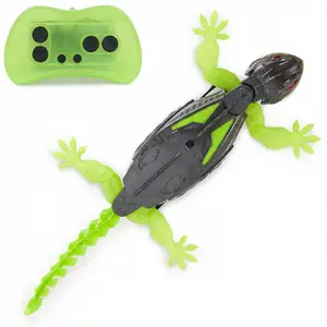 Wall Crawler Gecko, Remote Control Toy, Electric Lizard Toy with LED Glowing Eyes, 360° Spin, Animal Toy, Fun Indoor Toy, Gift Idea, Party Toy, Cool Gifts, Family Fun rc chameleon toy remote control gecko