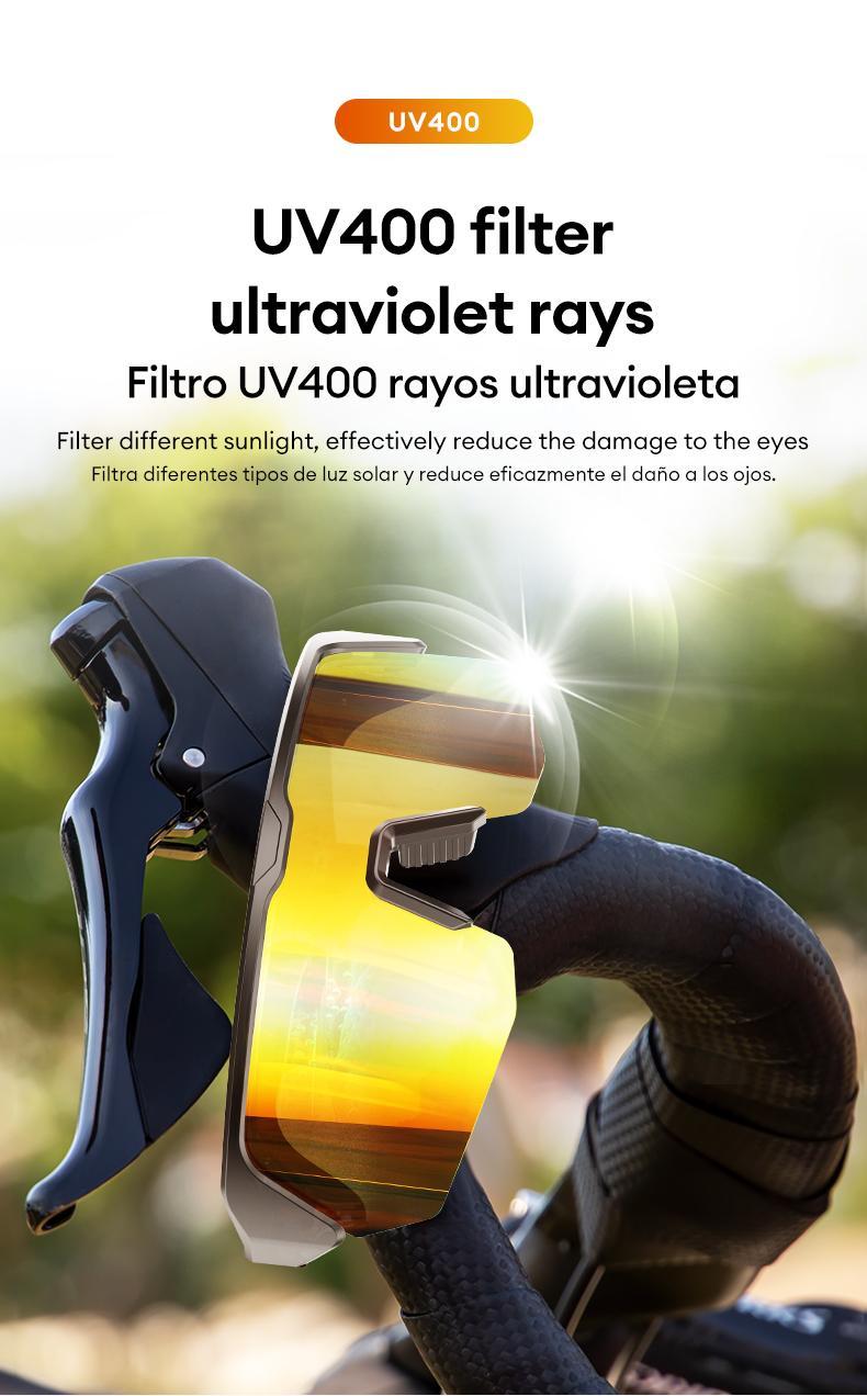 PAXA YJ-006 Cycling Sports Bluetooth Glasses 2-in-1 UV 400 filtration and anti-blue light One-touch control on/off incoming call play pause Wake up the voice assistant Suitable for running cycling fishing and hiking