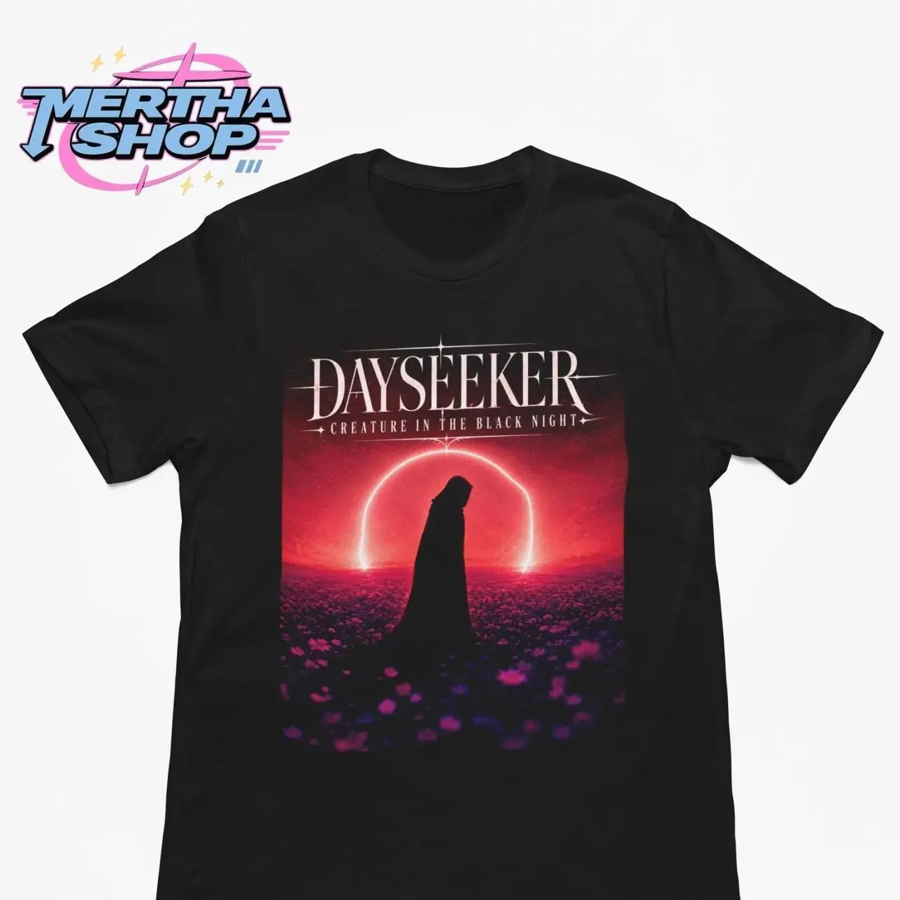 Dayseeker T-Shirt - Unisex Metal Shirt - Creature in The Black Night - Gift Apparel - Graphic Tee - Concert DDJ