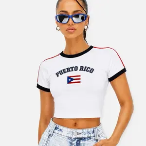 Camiseta Baby Tee Puerto Rico