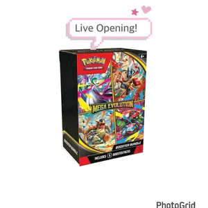 Pokemon Mega Evolution booster bundle [LIVE OPENING]