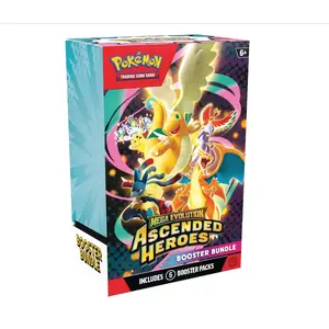 Pokémon TCG: Mega Evolution-Ascended Heroes Non-Sports Trading Card Booster Bundle