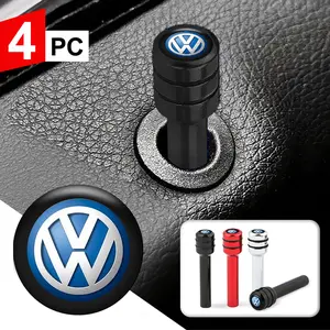 4pcs Car Door Lock Pins Screw Knob Button Handle for Volkswagen Vw Golf 7 Mk7 Polo Jetta Passat Tiguan, Durable Replacement Parts