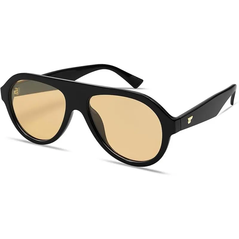 C2-polarized Yellow Lens/ Black Frame