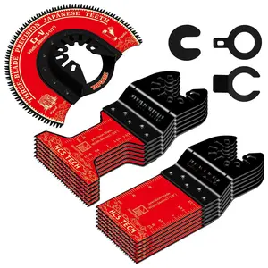 13 count Oscillating  , HCS   Multi Tool , Quick Release, High Carbon Steel for  , Plastics, Soft Metal