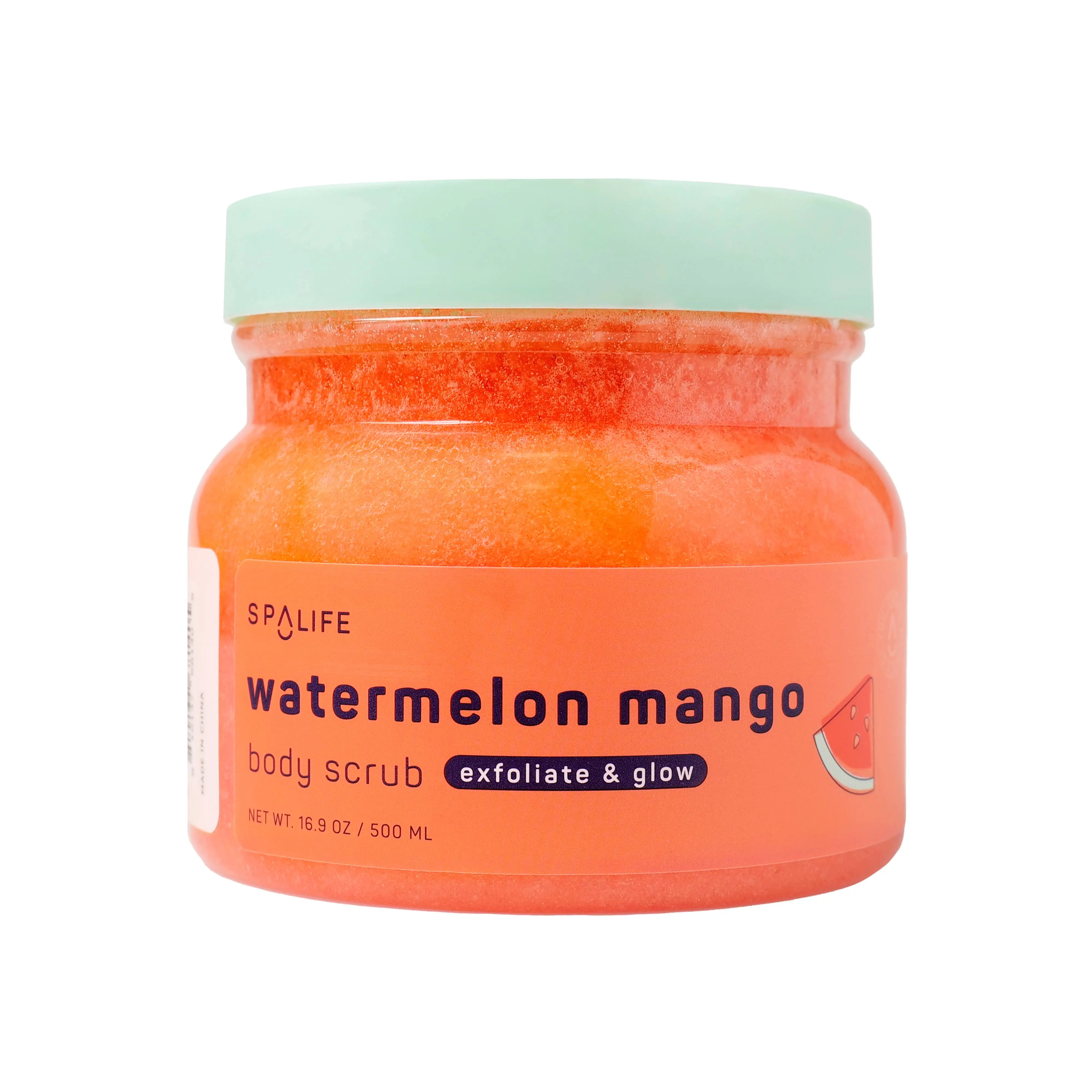 Moisturizing Watermelon-Mango Exfoliating Body Scrub, Moisturizer for Smooth Skin & Radiance Restoration, Summer Self-Care Body Care Product, Restore