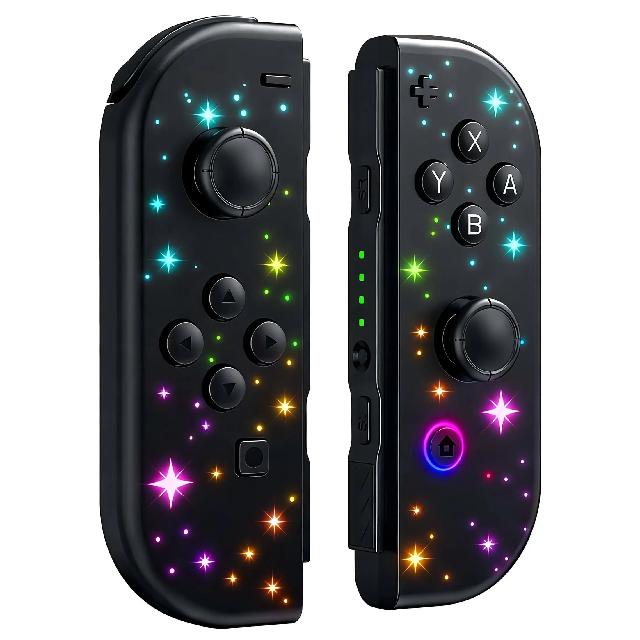 Wireless Drift-Free Gamepad for Switch, Lithium Ion Batteries, Dual Vibration, 6-Axis Sensor, 1-Key Wake-Up, Screenshot Function, ABS Build, Independent Joypad Use, Auto Sleep, Compatible with Switch/Lite/OLED