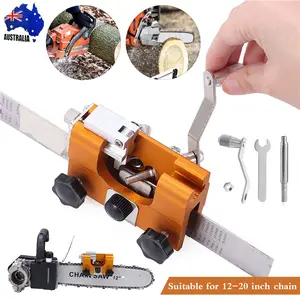 Portable Hand Chain Grinder Chain Clamp Sharpening Tool Quick Grinding for Chainsaw Chains Ideal Handheld Maintenance Equipment