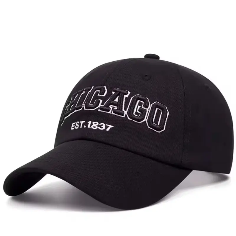 Chicago Unisex Baseball Cap Multicolor Adjustable Hat Casual Wear
