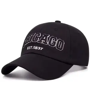 Chicago Unisex Baseball Cap Multicolor Adjustable Hat Casual Wear