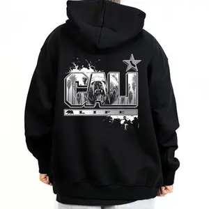 California Ca Original Chicano Clothing Mexican Clothes Lowrider Clothes Oversized Graphic Tee Medium Heavy Sweatshirt Hoodie for Men & Women Unisex Loose Fit 50% Cotton 50% Polyester