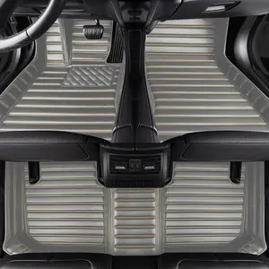 Car Floor Mat For BMW i5 2024-2025 Full Set Luxury PU Leather Premium Mat Reliable Performance, Ideal for Daily Commute & Long Trips, Must-Have Vehicle Easy to clean, anti slip and wear-resistant Auto Interior Accessories Car Accessory
