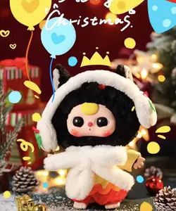 BabythreeChristmas Celebration 400% Series of Trendy Pop-up Box Decorative Figures and Pendants