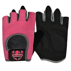 FIGHTSENSE Weight Lifting Gloves with Full Palm Protection – Breathable Workout Gloves for Men & Women, Ideal for Weightlifting, Fitness, Cycling, Pull-ups, and Deadlifting