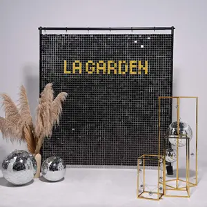 LAGarden Event Party Backdrops Square Sequin Shimmer Wall