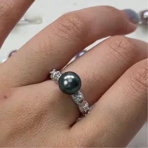 [Quick sale] Sliver Pearl Rings