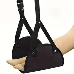 1pc Travel Accessories Portable Simple Travel Airplane Footrest Adjustable Travel Harness Lightweight Hammock Footrest Travel Accessory Hammock