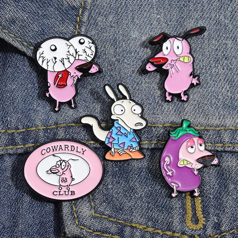 Cartoon Dog & Vegetable Design Brooch, Cute Cartoon Badge for Women & Men, Alloy Brooch Pin, Brooch Pins, Fashion Brooch for Daily Clothing Decor, Trendy All-match & Exquisite Brooch for Birthday Gift, Fashion Accessory