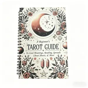 Beginner's Tarot Guide Spiral Notebook, Office Student Diary Journal, Essential Tool for Learning Tarot, Perfect for Beginners