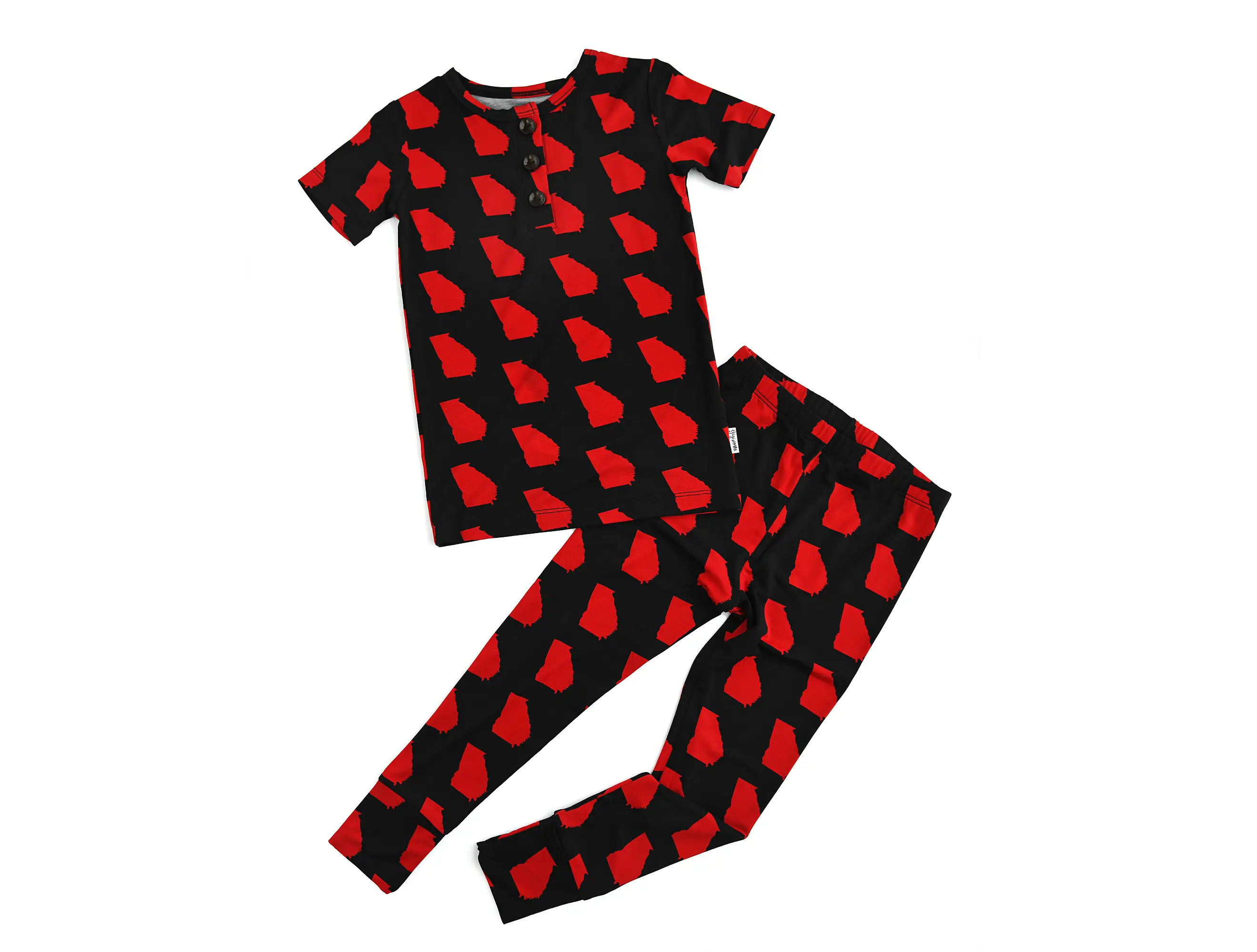 Georgia Black & Red TWO PIECE NCAA Football SEC Go Dawgs Bulldogs