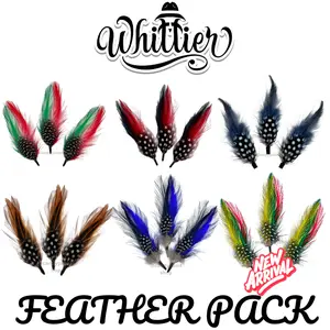 3 Feather Pack Stetson Lowrider Derby Fedora Pachuco Cowboy Hat 4 Inch Hatband Feathers Classic Pluma in Various Colors