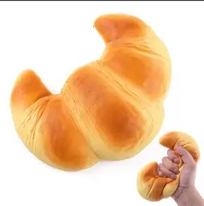 Squishy Slow Rising Toys for Kids Bread Foam Food Croissant Jumbo Big Stress Squishes Cute Giant Squeeze Toy Soft Plush Toy tiktokshopspringglowup DIY pictures summerwins