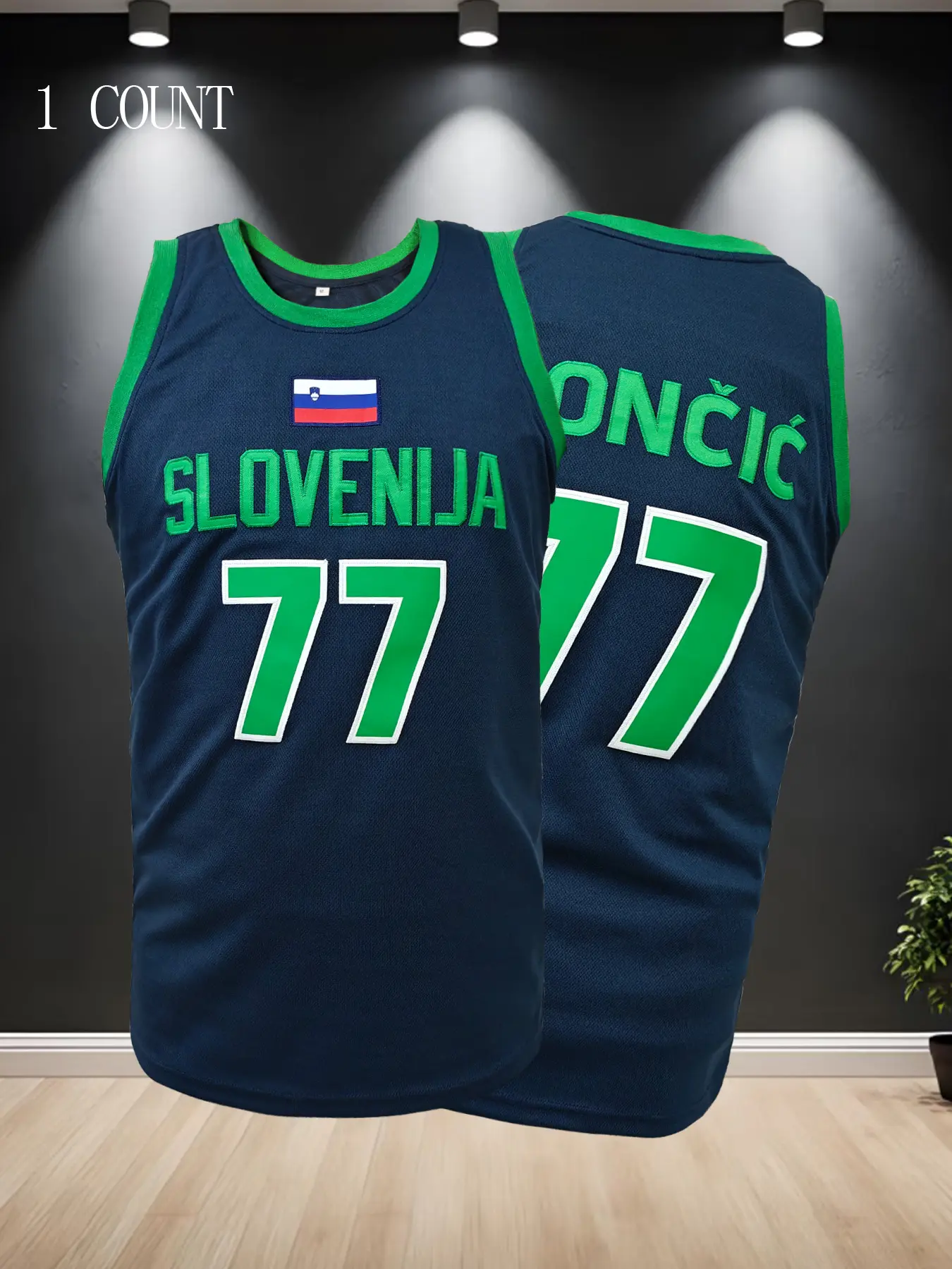 New Basketball Jerseys No.77 DONCIC Jersey Sewing Embroidery Outdoor Sports High-quality Vest Breathable Tank Top