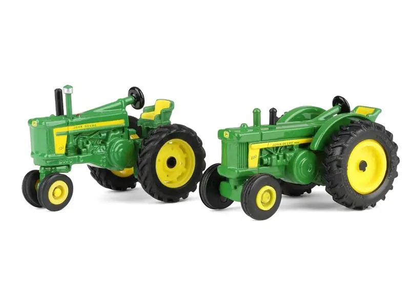 John Deere 720 Tractor & 820 Tractor Waterloo "20" Series 70th Anniversary Set (Prestige Collection) Diecast 1:64 Scale Model - ERTL 85039