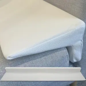 Bed Wedge Pillow Headboard for Bed Headboard Gap Bed Gap Filler Pillow for Gap 1.6 Inch, Removable and Washable Pillow with Zipper for Bed Couch ((60"x10"x6"))