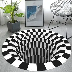 Incredible Illusion Carpet,  Illusion Floor Mat for Door Entrance, Bathroom, Stairs, playroom, Living Room, or Area