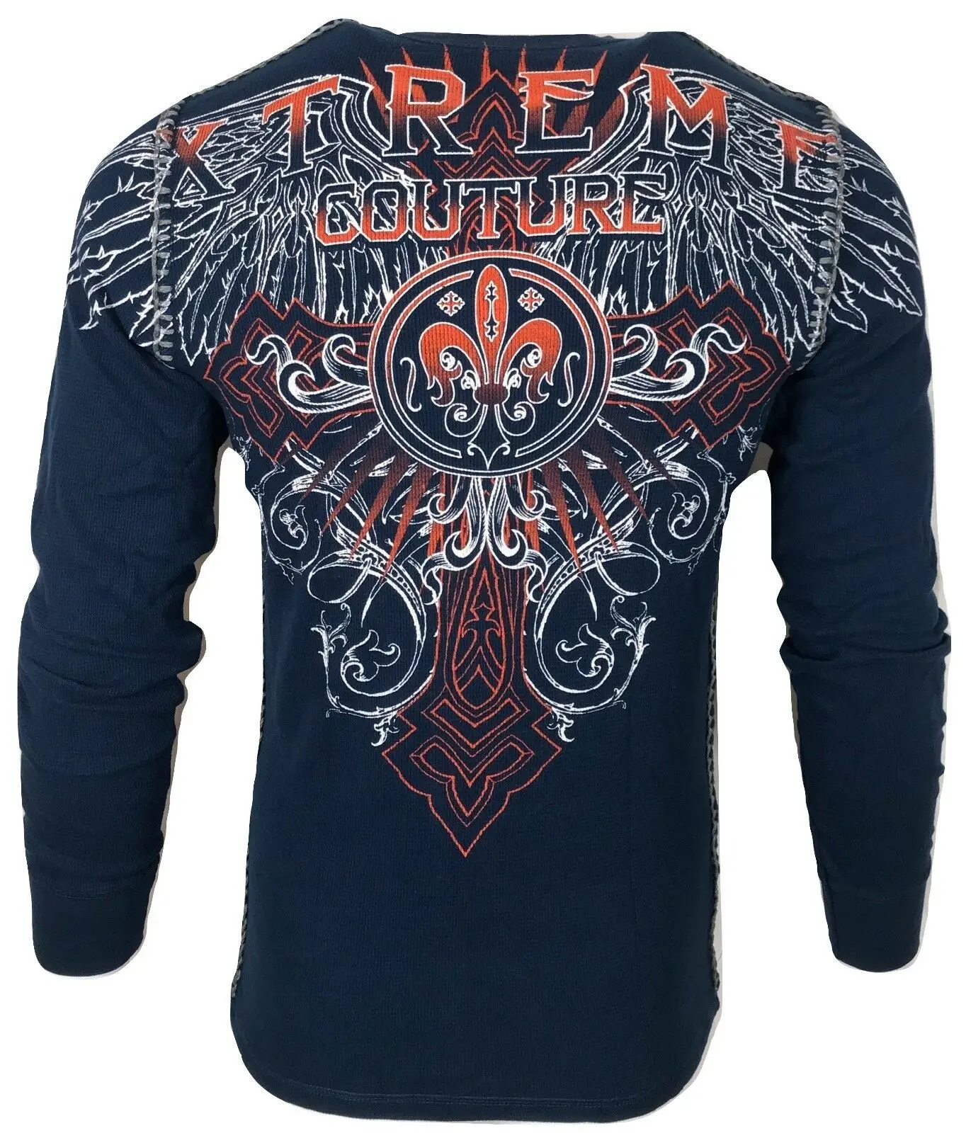 Xtreme Couture by Affliction Men's Graphic Thermal Riveter Top (Menswear Shirt)