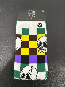 Odd Sox Graphic Socks Dead Checkerboard Crew Socks