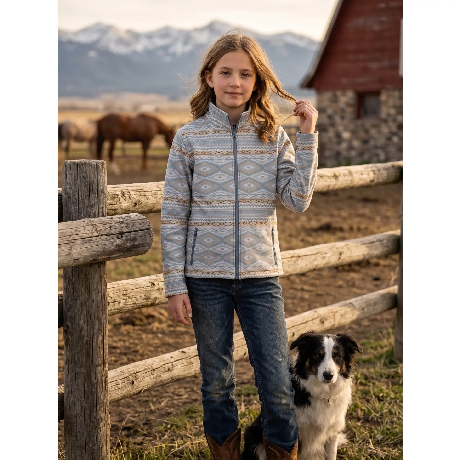 Girls' Softshell Jacket | Style GJ-261107