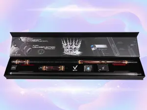 Evo Crown Maxbing Edition – Ancient Oak Pool Cue | Carbon + Glass Fiber Core, 29" Pro Taper Shaft, 12.5 mm TIME Tip, Synthetic Leather Grip, 3/8-8 Ultra-Stiff Stainless Joint + 6" Extension, Glove & Chalk