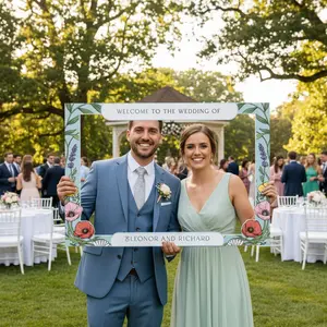 Personalized Wedding Photo Booth Frame