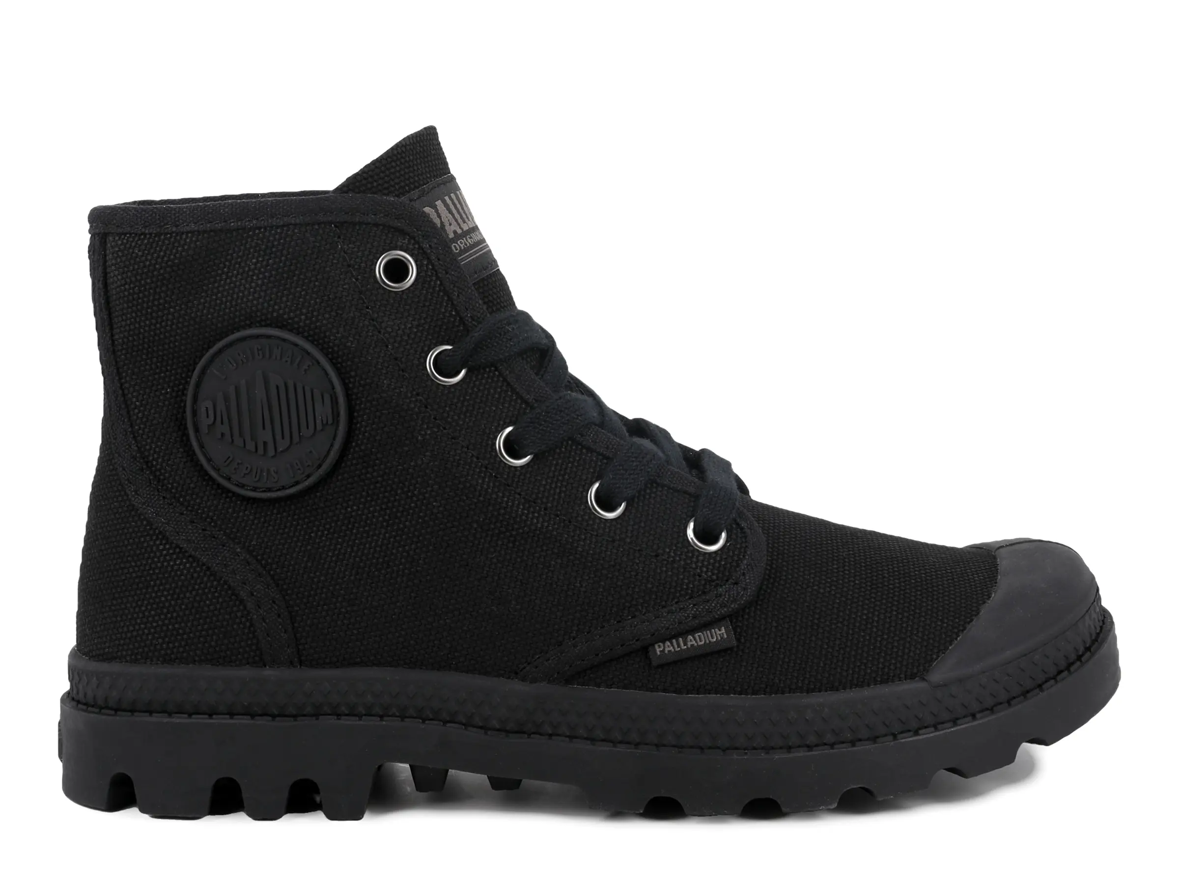 Pampa Hi - Black, Canvas Boots for Women