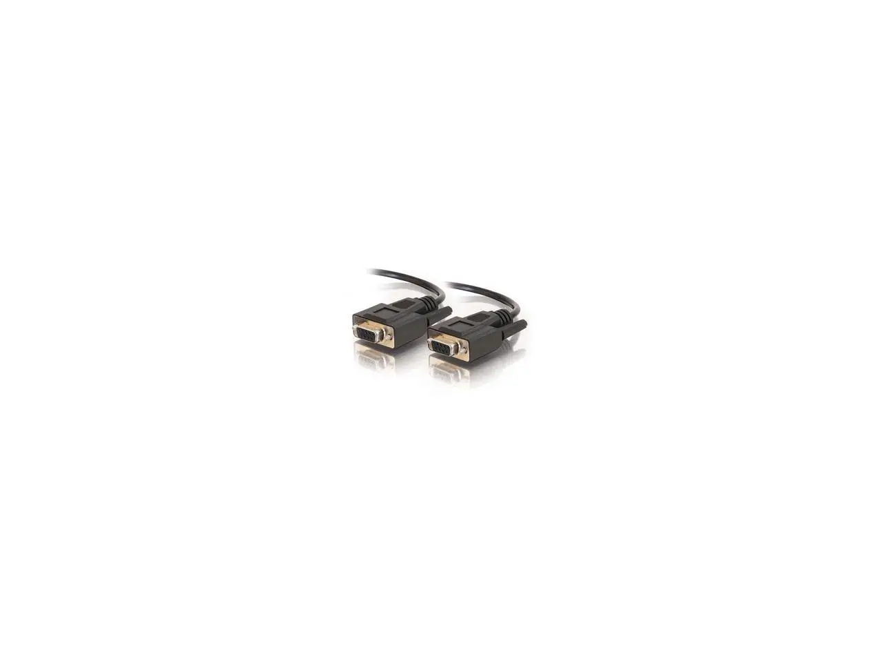 C2G 52035 DB9 F/F Serial RS232 Cable, Black (6 Feet, 1.82 Meters)