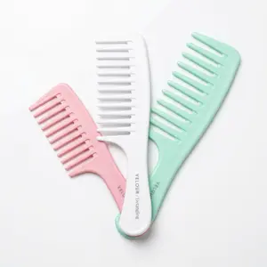 Wide Tooth Comb Detangling Comb for Curly Wavy Natural Hair 3 Pack