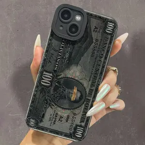 Money Pattern Phone Case, Anti-drop Cellphone Protective Case, Total Protective Shockproof Mobile Phone Cover for iPhone 11 12 13 14 15 16 Pro Max iphone  15  pro  max  case