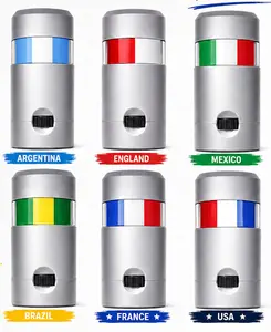 Flag Face Paint Stick for Mexico England Brazil Argentina France USA Fans | Twist-Up 3-Color Fan Makeup | Waterproof Sports Cheer Tool | Game Day Ready in Seconds
