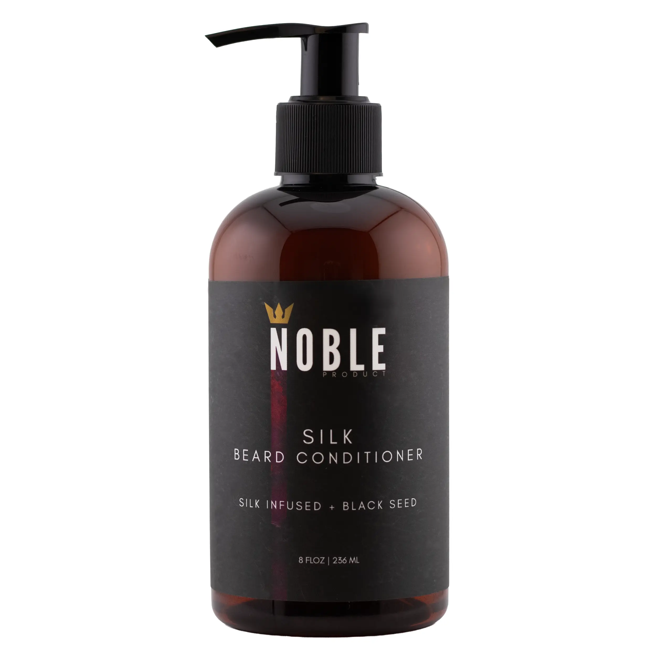 Silk Infused Beard Deep Conditioner for Haircare, Hydrolyzed Silk & Black Seed Oil, Lightly Scented, 8 fl oz