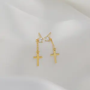 Cross Earring (Pair)