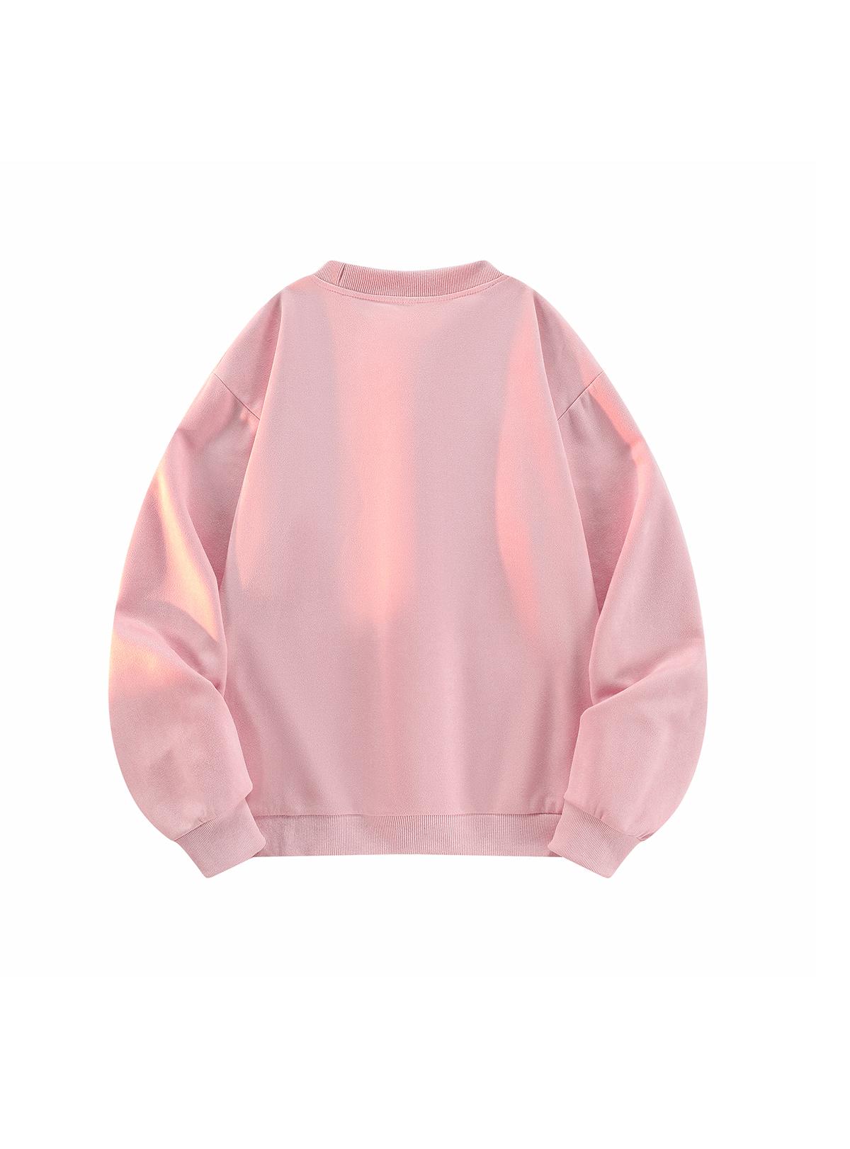 3-pack: men’s crewneck sweatshirt, men’s pullover sweatshirt.Loose, comfortable fit, no print design—simple and versatile for home, everyday casual wear, campus, and commuting to work.