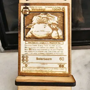 3D Layered Wooden Poke Card