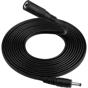 10ft Power Extension Cord for Echo Dot 3rd Gen, Alexa Dot 4th Gen, Echo Show 5, Echo Spot, Long Flat DC Adapter Plug Extender Cable